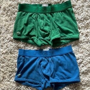 Lacoste Green and Blue Boxer Briefs